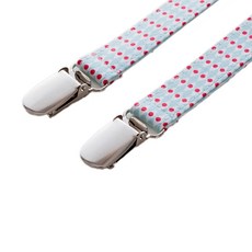 Janeunai 印花奶嘴鍊夾 2入, 薄荷色 紅色