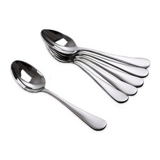 湯匙組, 6件, 銀色