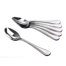 伯爵夫人圖案湯匙組, 6個, 銀色