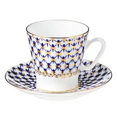 Imperial Porcelain 14569 Bone Cobaltnet Espresso, 混色, 2入