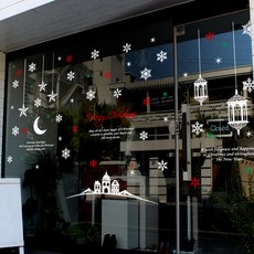 JEJEDECO 聖誕造型玻璃裝飾貼, 本文