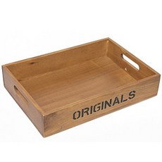 ORIGINAL 빈티지 원목 수납박스, 1개
