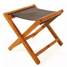 루피노퍼니처 접이식 가죽 캠핑 체어, 다크브라운, 1개