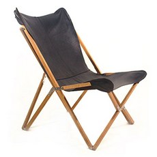 접이식안락의자 가죽 L, 네이비블루, 1개