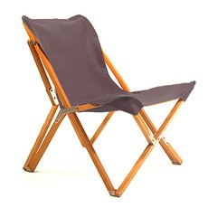 접이식안락의자 가죽 M, 다크브라운, 1개