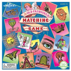 [메모리게임] 올드패션 매칭게임 (기억력게임 짝맞추기 5세 이상), 24X24X4 cm, 1개