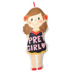 Cute Eco 北歐大型機器人睡眠抱枕, 漂亮女孩