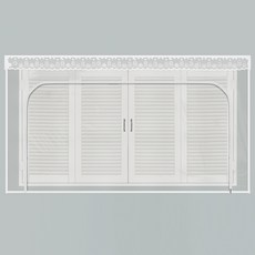 dashop 窗戶型拉鍊式EVA防風擋風氣泡膜, 1個