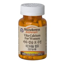 선다운_비타칼슘 포우먼, 100정, 1개