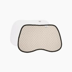 kushies 口水巾組, 象牙白 圓點款