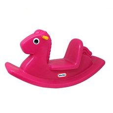 리틀타익스 흔들목마 25 x 84 x 45cm, 핑크, 1개