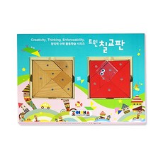 Joymath 雙七巧板方塊積木教具, 混合, 1個