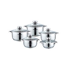 로얄티라인 5종 스테인레스 냄비세트, 1세트, 1개