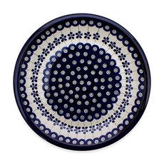 자크라디 블루플라워 1001-166A 디저트 샐러드 플레이트, 혼합 색상, 1개