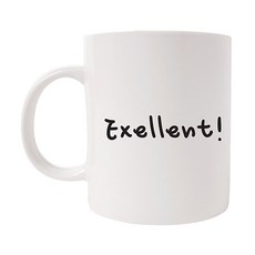 의미가 머그컵 26 x 9.5 cm, EXELLENT!, 1개, 1개