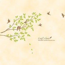 [藍樹] 葉之戀(A款)內衣, 棕色+淺橄欖綠