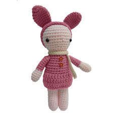 iHanco 針織娃娃DIY組 100g, 獨立粉紅色