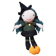 [DIY]유쾌한마녀 (호박포함) 140g, 카키, 1개