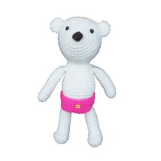 [완제품]곰둥이 110g, 아이보리, 1개
