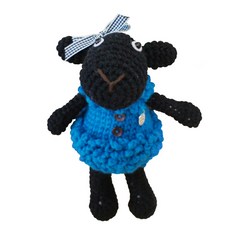 아이한코 꼬마양울리 뜨개질 DIY 패키지, 블루, 1개