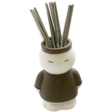 [Ecosorang] 可愛餐具筒, 巧克力色