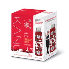 KANU 聖誕節拿鐵沖泡粉隨身包70入組+隨身瓶, 1.6g, 70包, 1盒
