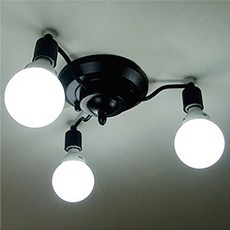 寶城照明 Shiny 3燈吸頂燈, 黑色