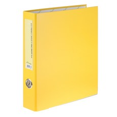 에코청운 D링 바인다 파일 3공 5cm A4, 노랑, 1개