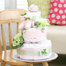 Baby Bakery 尿布蛋糕 草莓冰淇淋 3層, 新生兒