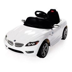 BMW Z4 유아전동차, 화이트, 110x56.6x47.1(cm), 1개