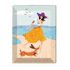 Studio Oh 海灘圖案盤子, 1個