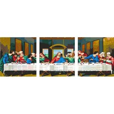 아트조이 DIY 명화그리기 키트 3단 세트 40x50cm, 레오나르도 다빈치의 만찬, 1개