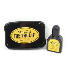 STARZON 油性印台, 金屬金, 1個
