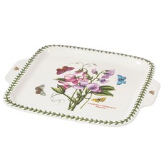 포트메리온 보타닉가든 Square Handle Dessert Dish, 혼합 색상, 1개