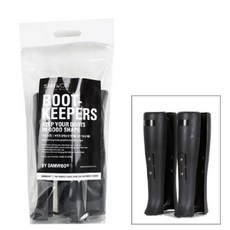 雪靴用直立鞋撐, 黑色的