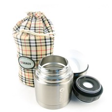 SHIMIZU 真空保溫湯壺, 銀色, 500ml