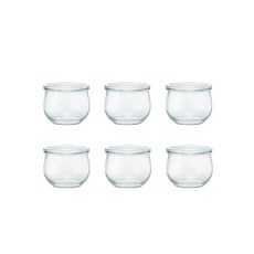 WECK 玻璃收納瓶, 500ml, 6入, 500ml