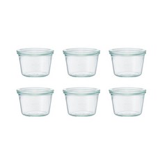 玻璃密封罐 WE-741, 370ml, 6入