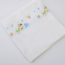 베이비베어 나염손수건 달팽이 가제수건 5p