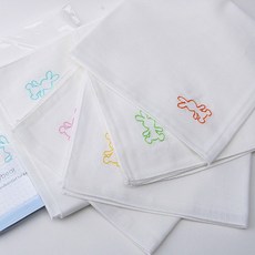 [베이비베어] 자수손수건 5장