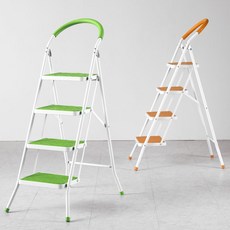 PT2160A-4H 4단 접이식 사다리, 그린, 4개