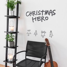 [1AM]重點貼紙 聖誕英雄, 淺灰色