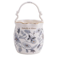 [金鐘] 蝴蝶灰色褶皺水盤(大), 混合顏色, 1個