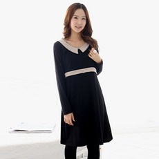 Eomjjang 孕婦哺乳長袖連身裙