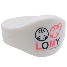 印花防走失手鍊, 白色