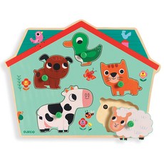 DJECO 智荷 聲音水龍頭拼圖, 農場動畫