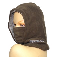 인콘트로 이중 후드 넥 워머, 카키, 1개