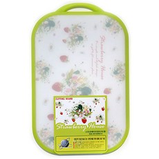 草莓橢圓砧板, 混色