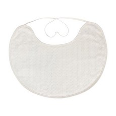 Happy Cotton 哺乳圍兜, 棕色點點(白色)