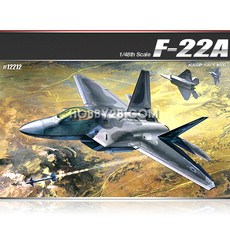 ACADEMY PLASTIC MODEL 1:48 F-22A猛禽戰鬥機模型, AC12212